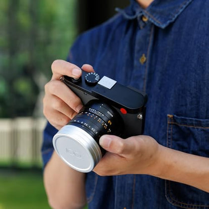 Q3 43 Metal Lens Cap Protector for Leica Q3 43 Q Q-P Camera Accessories - color: Silver