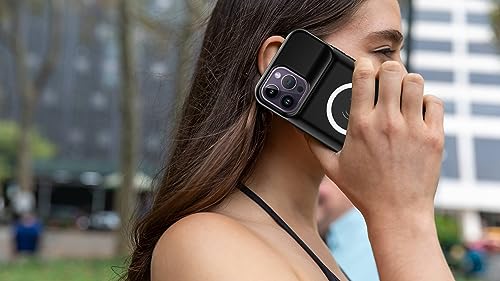 Battery Case for iPhone 14 Pro, [10000mAh] Enhanced Portable Protective Smart Qi Wireless Charger Case Battery Pack with CarPlay Wireless Charging Case Compatible for iPhone 14 Pro (6.1 inch)-Black - size: iPhone 14 Pro
