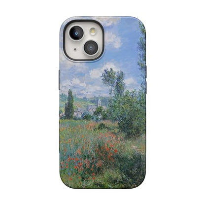 Casely iPhone 15 Plus Case | Monet's View | The Met Museum | Bold Protective Design | Compatible with MagSafe - color: Monet's View | The Met Museum