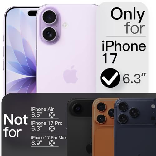 JETech Magnetic Slim Case for iPhone 17, Lavender - color: Lavender, size: iPhone 17