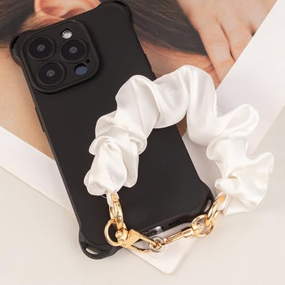 Phone Wrist Strap, Scrunchie Phone Lanyard with Tether Tab,Anti-Drop Hands-Free Wrist Strap (G) - color: G