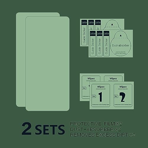 2Pcs Screen Protector for MOTO EDGE 30 FUSION,3D Curved Full Coverage Anti-Scratch 9H Hardness For MOTO EDGE 30 FUSION 6.6" 3D Curved Edges Tempered glass Protector Film