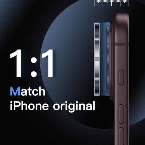 JETech Camera Lens Protector for iPhone New Pro Max, 3-Pack - size: iPhone NEW Pro Max