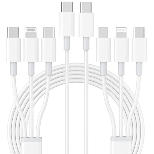 [Apple MFi Certified] iPhone Charging Cable,2Pack 6Ft Multi Chargers Cord - color: CLWhite