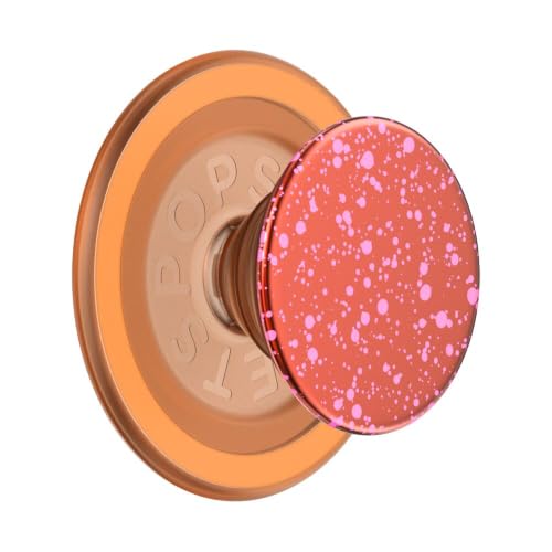 PopSockets Phone Grip for MagSafe, Magnetic Holder- Clay Speckle - color: Clay Speckle, style: MagSafe