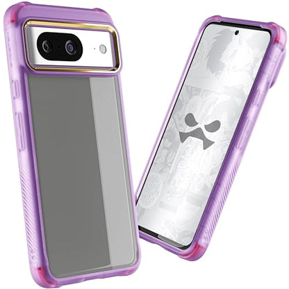 Ghostek Covert Pixel 8 Case Clear - Compatible with Wireless Charging, Shockproof Drop Protection, Transparent Phone Cover (6.2 Inch, Purple) - color: Purple [Limited Edition], size: Pixel 8