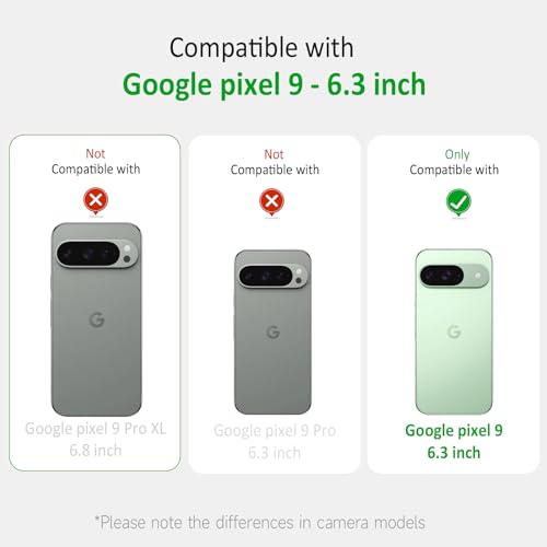 for Google Pixel 9 Lanyard Case Clear Adjustable Cord Neck Shoulder Crossbody Strap Mobile Cover Transparent Durable Soft Cover Women Shockproof Protective Phone Case for Pixel 9 - Rainbow - size: for Google Pixel 9