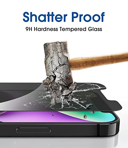 amFilm OneTouch for iPhone 14 Plus/13 Pro Max Privacy Screen Protector 6.7' - size: 14-6.7”