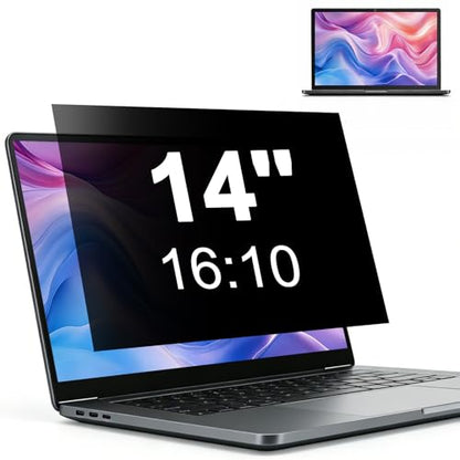 Privacy Screen for 14 Inch (Diagonal) 16:10 Laptops Only - size: For 14 inch laptops(16:10)