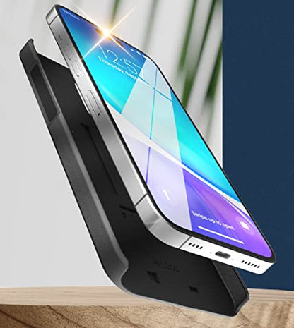 Encased DuraClip Holster Designed for iPhone 14 Plus Case with Belt Clip and Kickstand (Matte Black) (iPhone 14+) - size: iPhone 14 PLUS