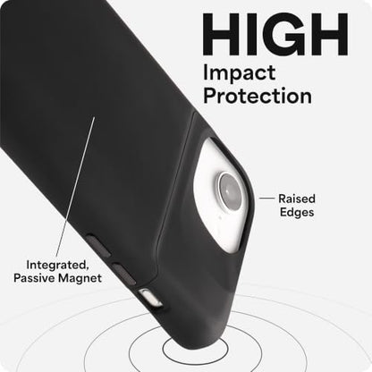 Mophie Juice Pack Battery Case for iPhone 17e/ 16e - Slim Charging Case, Magnetic Back for Wallets & Mounts, +50% Extra Battery Life, Enhanced 6-Foot Drop Protection, Sustainable Material, Black - size: iPhone 17e/ 16e