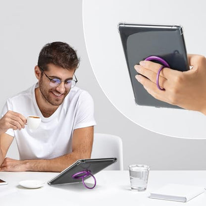 CoBak Magnetic Metal Ring Holder for Phone/Kindle/Tablet - color: Purple Ring