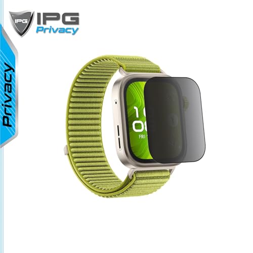 IPG Privacy Made for Huawei Watch Fit 4 Pro, Anti-Spy Screen Protector (2 Units), Prevents Side Viewing, Smooth Touch, Anti-Fingerprint, Ultra Responsive, Matte Finish for Fit4Pro.Pri - size: Watch Fit 4 Pro (Privacy)