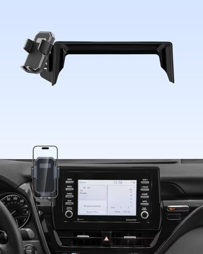 PZK Car Phone Holder for Toyota Camry 2021-2024 LE/SE/SE 7-Inch Screen Only - color: Auto Lock