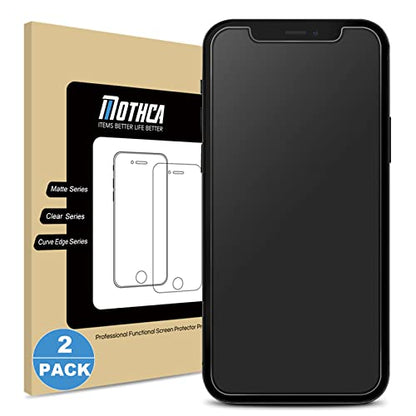 Mothca 2 Pack Matte Glass Screen Protector for iPhone 12 mini Anti-Glare & Anti-Fingerprint Tempered Glass Clear Film Case Friendly Bubble Free for iPhone 12 mini 5.4-inch (2020)-Smooth as Silk - size: iPhone 12 mini-5.4 Inch