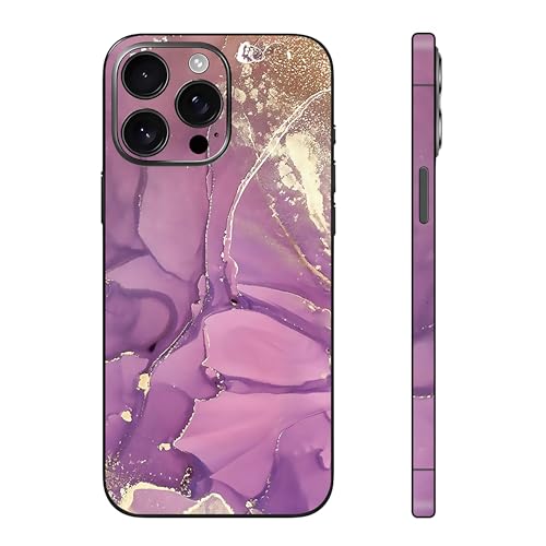 Skin Wrap Compatible with 13/14/15/16/17 Pro Max (Purple, 14 Pro Max) - color: Purple, size: 14 Pro Max