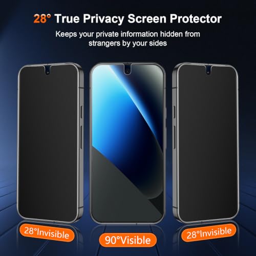 28 ° Matte Privacy TPU Screen Protector for Google Pixel 10a - size: Pixel 10a