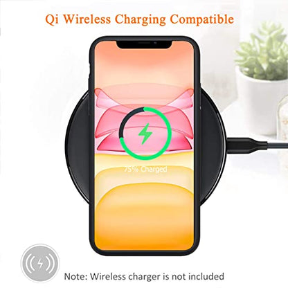 Battery Case for iPhone 11, Upgraded 10000mAh Rechargeable Portable Charging Case with Wireless Charging Compatible for iPhone 11 (6.1 inch) with Carplay Extended Battery Pack Charger Case (Black) - size: iPhone 11