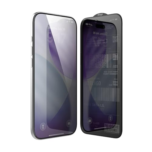 elago 2 Pack Privacy Glass+ Screen Protector for iPhone Air - size: iPhone Air (2 Pack)