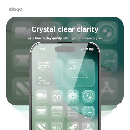elago 2 Pack Privacy Glass+ Screen Protector for iPhone 17 Pro Max - size: iPhone 17 Pro Max (2 Pack)