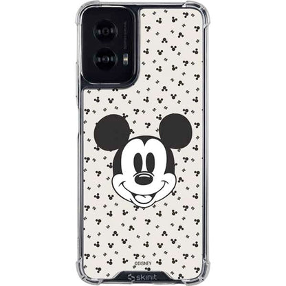 Skinit Clear Phone Case Compatible with Moto G Power 5G (2024) - Officially Licensed Disney Mickey Mouse Classic Design