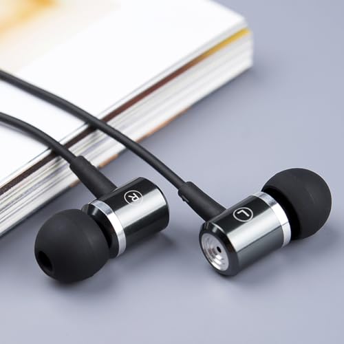 Wired Headphones with Noise-Canceling - Stereo Heavy Bass Plug Earbuds