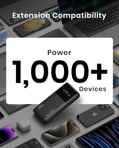 INIU Laptop Power Bank, Compact 27000mAh 140W Fast Charging Battery Pack