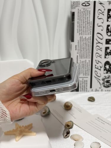 Case Compatible with iPhone 16, Non-Yellowing Shockproof Anti-Scratch Clear Soft Phone Cover with Lens Protector - Clear - color: Clear, size: iPhone 16