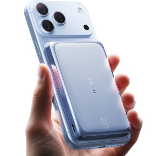 TORRAS MiniMag Pro iPhone 18 Pro Max Portable Charger Power Bank, 10000mAh - color: Blue