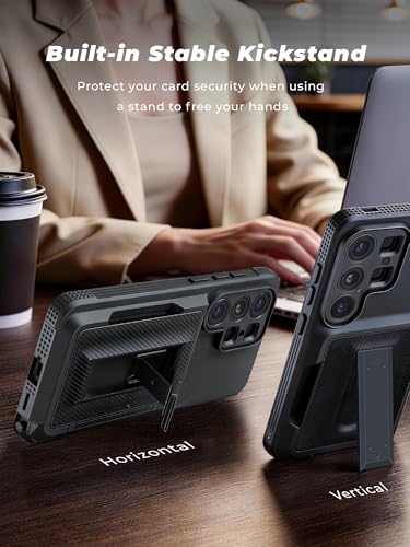 for Samsung Galaxy S26 Ulrtra Case Wallet with Card Holder Black - color: Black, size: Samsung Galaxy S26 Ultra Case