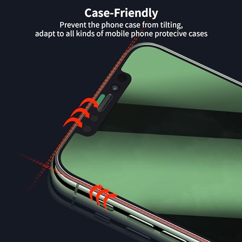 [3 Pack] for iPhone 11 Pro Max/Xs Max Privacy Screen Protector - size: iPhone 11 Pro Max/Xs Max