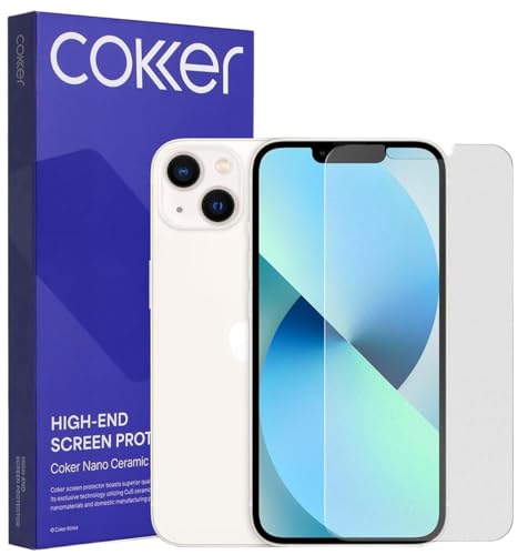 COKER [2 PACK Korean Precision Matte Screen Protector for iPhone 13 Shatterproof Paperfeel Film [Anti Glare & Anti-Scratch] [Anti Fingerprint] for iPhone 13 - size: iPhone 13