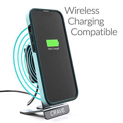 Crave Dual Guard for iPhone 14 Pro, Shockproof Protection Dual Layer Case for Apple iPhone 14 Pro (6.1") - Aqua - color: Aqua