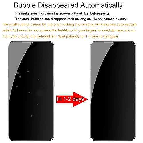 Hydrogel Screen Protector for Samsung Galaxy A37, Flexible TPU Protective Film [Not Tempered Glass][High Sensitivity][HD Clear][Fingerprint Support] - color: Samsung Galaxy A37