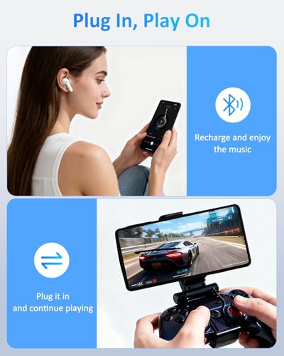 Battery Case for Samsung Galaxy S25 Ultra 10000mAh,GAN-Tech Magnetic Rechargeable Extended Charge Qi Wireless Charging Case, Portable Protective Power Bank for Galaxy S25 Ultra Black