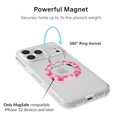 VELVET CAVIAR Compatible with MagSafe Phone Grip - color: Cherry Blossom