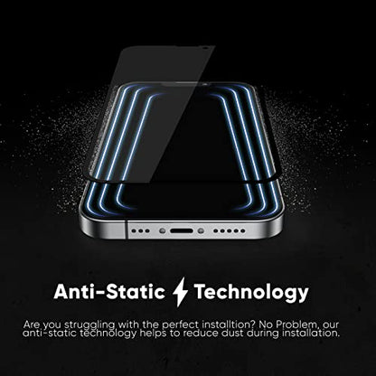 FLOLAB for iPhone 14 Pro Max Privacy Screen Protector is the Best iPhone Tempered Glass that Protects your Privacy - Durable, Smooth as Butter, and Easy to Install, Guaranteed. (Anti Dust)