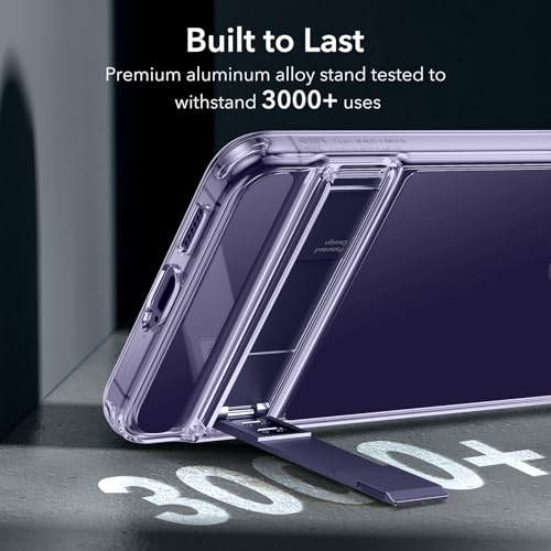 ESR for Samsung Galaxy S24 Ultra Phone Case, 3 Stand Modes Kickstand for S24 Ultra Cover, Military-Grade Drop Protection, Slim Fit, Boost Series Case, Clear Purple - color: Boost-ClearPurple