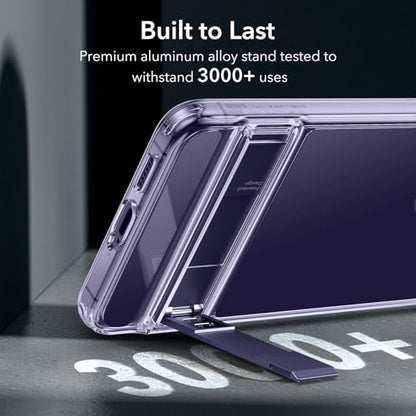 ESR for Samsung Galaxy S24 Ultra Phone Case, 3 Stand Modes Kickstand for S24 Ultra Cover, Military-Grade Drop Protection, Slim Fit, Boost Series Case, Clear Purple - color: Boost-ClearPurple