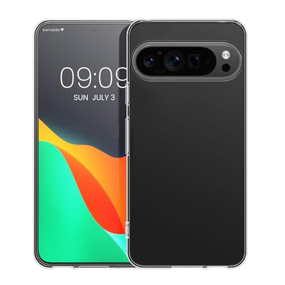 kwmobile Case Compatible with Google Pixel 9 Pro XL - Clear Case Soft Slim Flexible Protective TPU Phone Cover - Transparent - size: Pixel 9 Pro XL