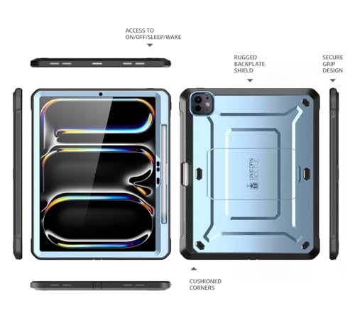 SUPCASE for iPad Pro 13 inch Case M5/M4 2025/2024 with Pencil Holder Arctic - color: Arctic, size: iPad Pro 13"