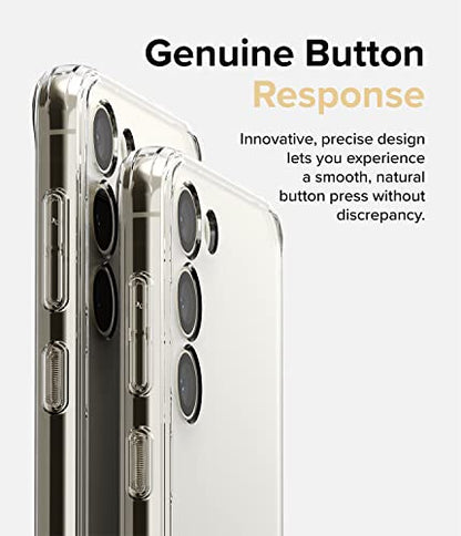 Ringke for Samsung Galaxy S23 Plus Case [Fusion Matte Clear] | Oil & Dirt Resistant, Anti-Fingerprint Technology Prevents Oily Smudges, Frosted Coating Feels Velvety Soft - size: Galaxy S23 Plus