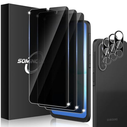 3+3 for Samsung Galaxy A17 5G Privacy Screen Protector Camera Protector - size: Galaxy A17 Privacy