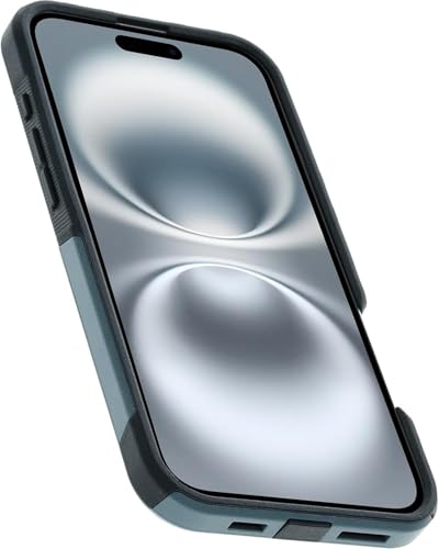 OtterBox iPhone 16 Plus – Commuter Series Slim MagSafe Case - Sagebrush | 3X Military Drop Protection - Dual-Layer Design - Pocket-Friendly - Raised Edges - Port Covers - Non-Retail Packaging - color: Sagebrush Green
