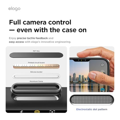 elago Premium Magnetic Silicone Case for iPhone 17 Black | Compatible with MagSafe, Liquid Silicone Material, Protection, Shockproof, Slim Phone (Black) - color: Black, size: iPhone 17