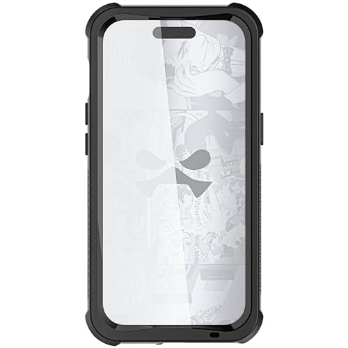 Ghostek Nautical Waterproof Apple iPhone 15 Case with Holster Belt Clip - Screen & Camera Protector, MagSafe Compatible, Rugged Heavy Duty (6.1 Inch, Clear) - color: Clear, size: iPhone 15