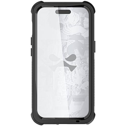 Ghostek Nautical Waterproof Apple iPhone 15 Case with Holster Belt Clip - Screen & Camera Protector, MagSafe Compatible, Rugged Heavy Duty (6.1 Inch, Clear) - color: Clear, size: iPhone 15