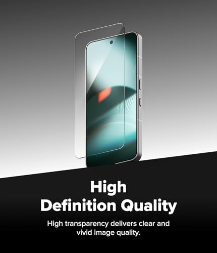 Ringke for Nothing Phone 3 Screen Protector [Easy Slide, 2 Pack] | Easy Installation with Alignment Tool, Case Friendly Premium 9H Hardness Tempered Glass