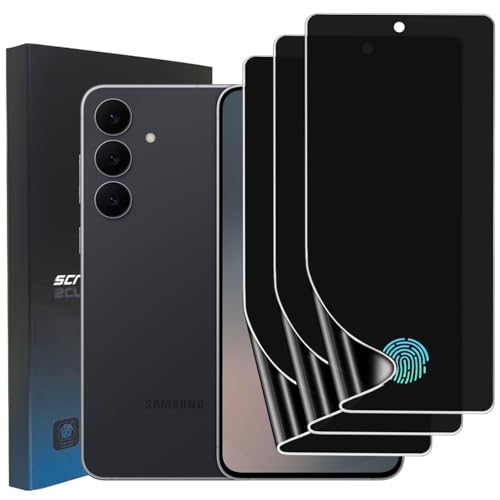 3 Pack TPU Privacy Screen Protector for Samsung Galaxy S25 FE 6.7" - size: Samsung Galaxy S25 FE 5G