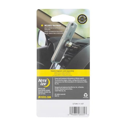 Nite Ize Steelie Vent Mount - Additional Car Vent Mount for Cell Phones - Compatible Phone Accessories for Steelie Magnetic Phone Mounting System